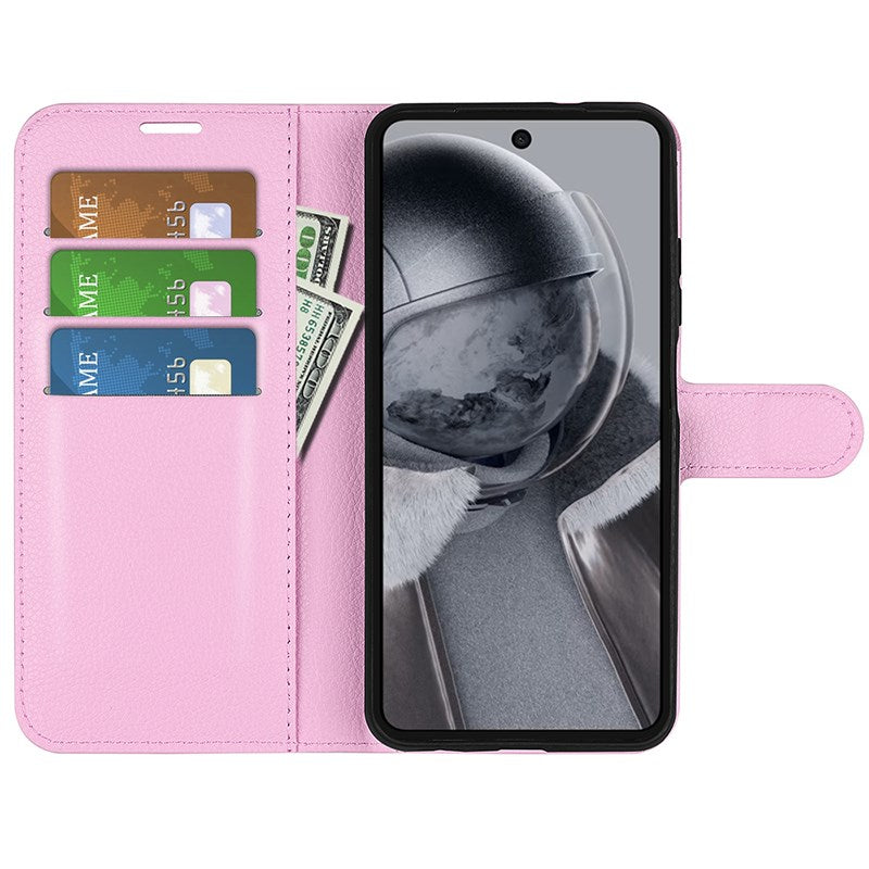 EIDERWOOD HMD Pulse/Pro/Plus Vegan Leather Flip Case with Cardholder & Stand Function - Pink