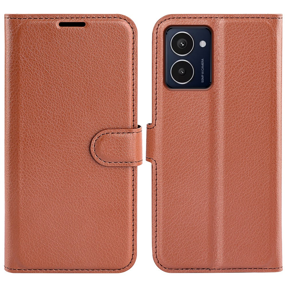 EIDERWOOD HMD Pulse/Pro/Plus Vegan Leather Flip Case with Cardholder & Stand Function - Brown