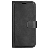 EIDERWOOD OnePlus Nord CE4 Lite (5G) Leather Flip Case w. Card Holder & Magnetic Closure - Black