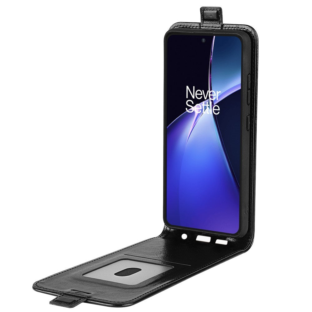 EIDERWOOD OnePlus Nord CE4 Lite (5G) Vertical Flip Case with Card Holder - Black
