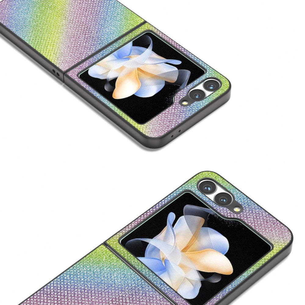 EIDERWOOD Samsung Galaxy Z Flip6 5G Rhinestone Case - Rainbow