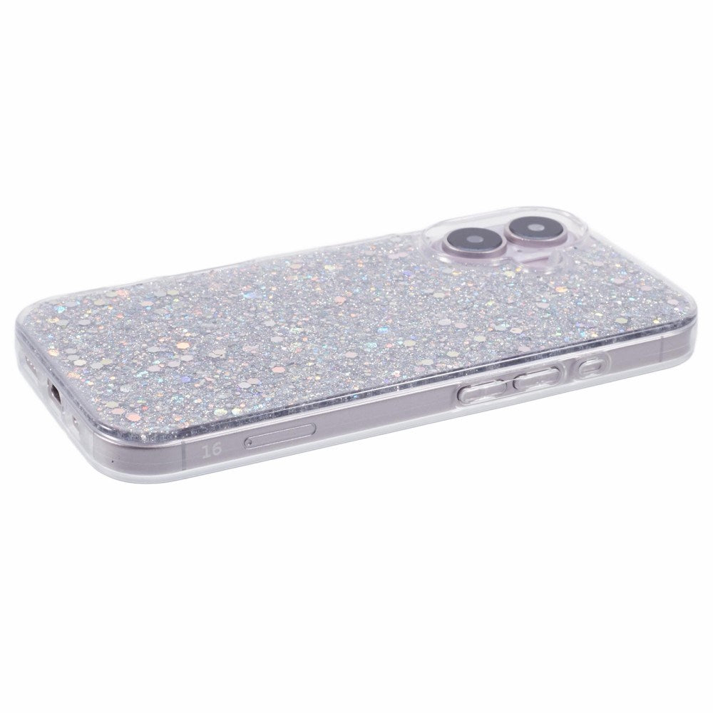 EIDERWOOD iPhone 16 Glitter Case - Silver