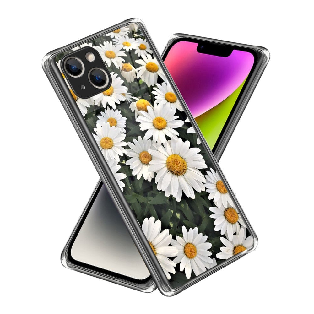 iPhone 14 Pro Flexible Plastic Case - Daisies