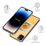 iPhone 14 Pro Flexible Plastic Case - Sunflower in a Frame