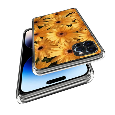 iPhone 14 Pro Flexible Plastic Case - Sunflowers