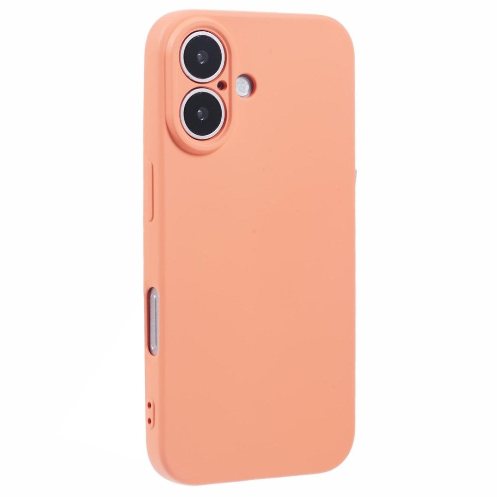 EIDERWOOD iPhone 16 Matte Flexible Plastic Case - Orange