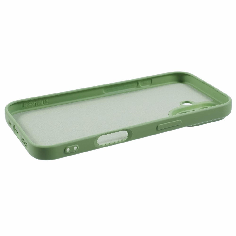 EIDERWOOD iPhone 16 Matte Flexible Plastic Case - Light Green