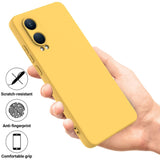 EIDERWOOD OnePlus Nord CE4 Lite (5G) Liquid Silicone Case w. Strap - Yellow