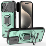 EIDERWOOD iPhone 16 Pro Tough Case w. Magnetic Kickstand & Cam Slider - Green