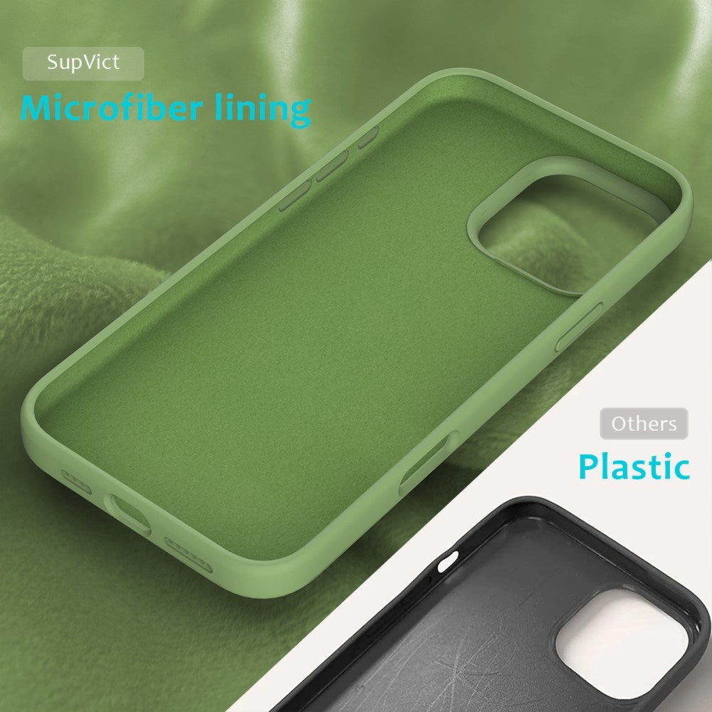 EIDERWOOD iPhone 16 Pro Max Lined Silicone Case - Green