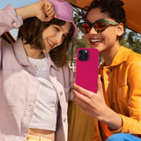 EIDERWOOD iPhone 16 Pro Max Lined Silicone Case - Coral Red