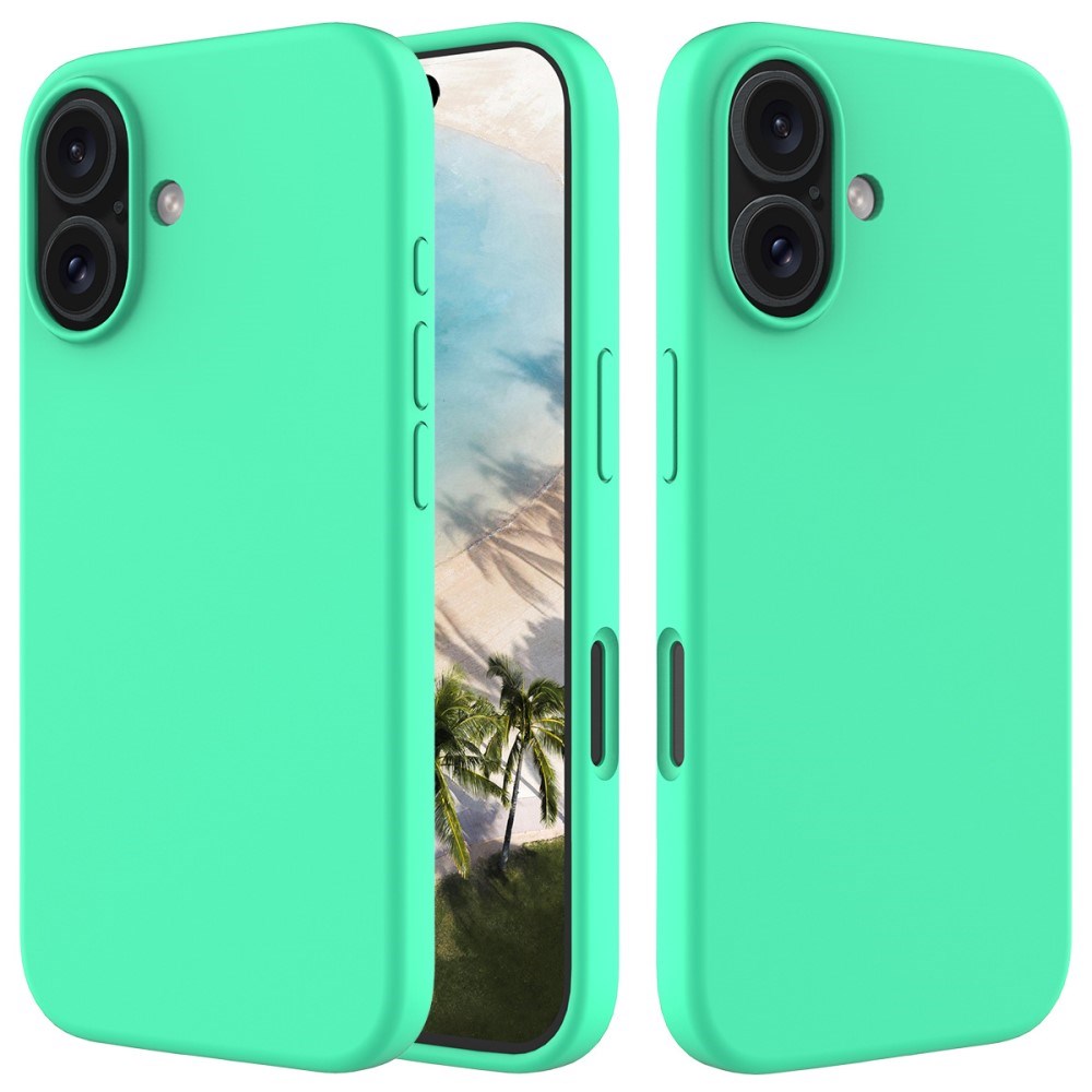 EIDERWOOD iPhone 16 Plus Lined Silicone Case - Neon Green