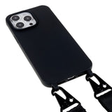 iPhone 16 Pro EIDERWOOD Flexible Plastic Case with Strap - Black