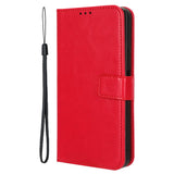 EIDERWOOD Nothing CMF Phone 1 Faux Leather Flip Case with Strap - Red