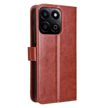 EIDERWOOD Honor 200 Smart Faux Leather Flip Case with Strap - Brown