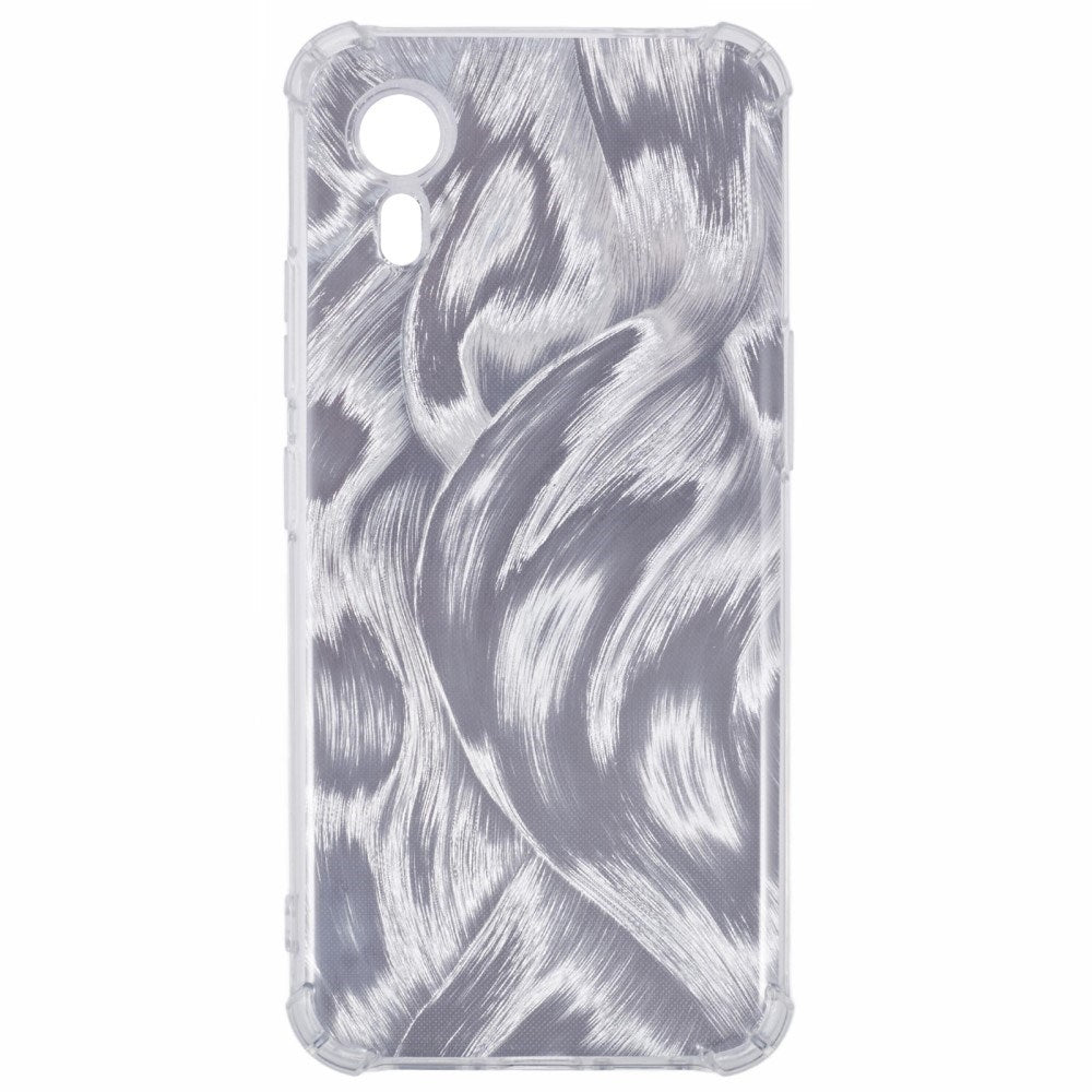 EIDERWOOD Samsung Galaxy Xcover 7 Flexible Plastic Case with 4 Different Backgrounds - Transparent / Multi