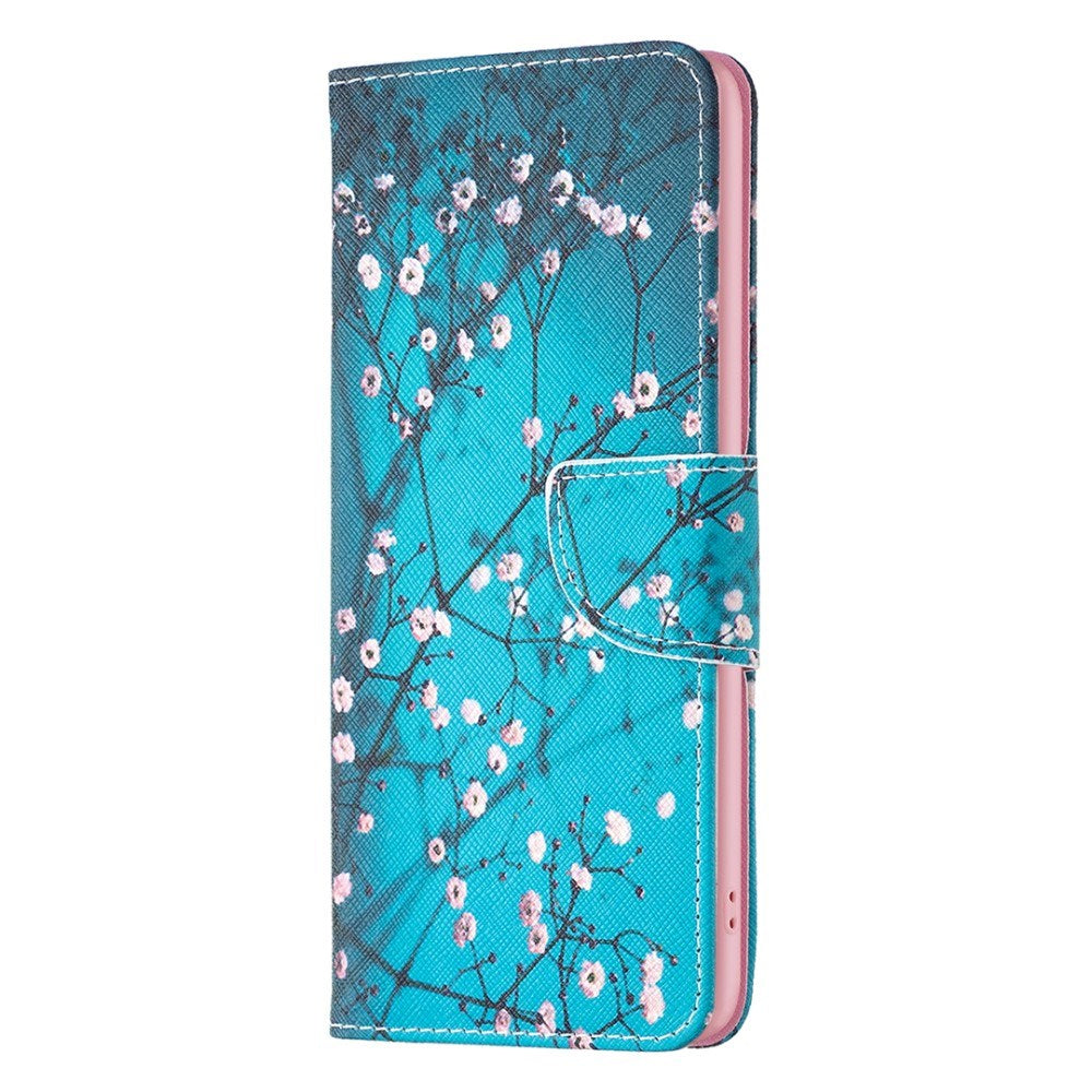 EIDERWOOD Samsung Galaxy A16 Leather Flip Case w. Wallet & Print - Cherry Tree