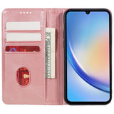 EIDERWOOD Samsung Galaxy A16 (4G/5G) Flip Case with Wallet - Vegan Leather - Rose Gold