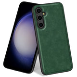 EIDERWOOD Samsung Galaxy A16 Leather Case m. Flexible Plastic Edges - Green