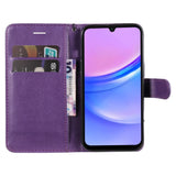 Samsung Galaxy A16 (4G/5G) Artificial Leather Flip Case w. Wallet - Purple