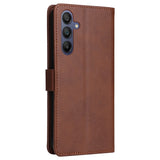 Samsung Galaxy A16 (4G/5G) Artificial Leather Flip Case w. Wallet - Brown