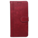 EIDERWOOD iPhone 16 Pro Leather Flip Case w. Stand Function & Wallet - Red