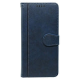 EIDERWOOD iPhone 16 Leather Flip Case w. Stand Function & Wallet - Blue