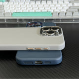 EIDERWOOD iPhone 14 Pro Silicone Case with Built-in Camera Protection - Black