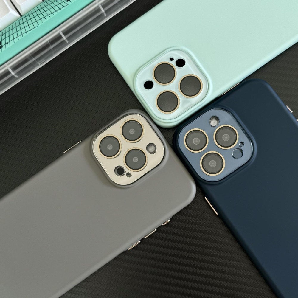 EIDERWOOD iPhone 14 Pro Silicone Case with Built-in Camera Protection - White