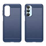 EIDERWOOD Samsung Galaxy A16 (4G/5G) Brushed Carbon Plastic Case - Blue