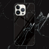 EIDERWOOD iPhone 16 Pro Max Case with Glass Back - Black Marble