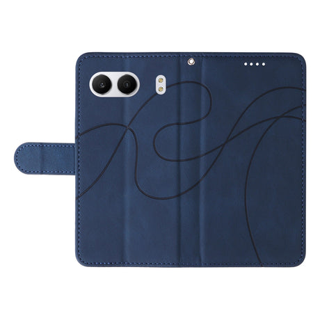 EIDERWOOD OnePlus Nord 4 Patterned Leather Case with Wallet & Strap - Blue