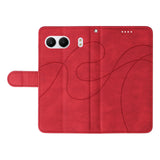 EIDERWOOD OnePlus Nord 4 Patterned Leather Case with Wallet & Strap - Red