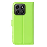 EIDERWOOD Honor X6b Faux Leather Flip Case with Cardholder & Stand Function - Green