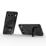 EIDERWOOD OnePlus Nord 4 (5G) Hybrid Tough Case with Kickstand - Black