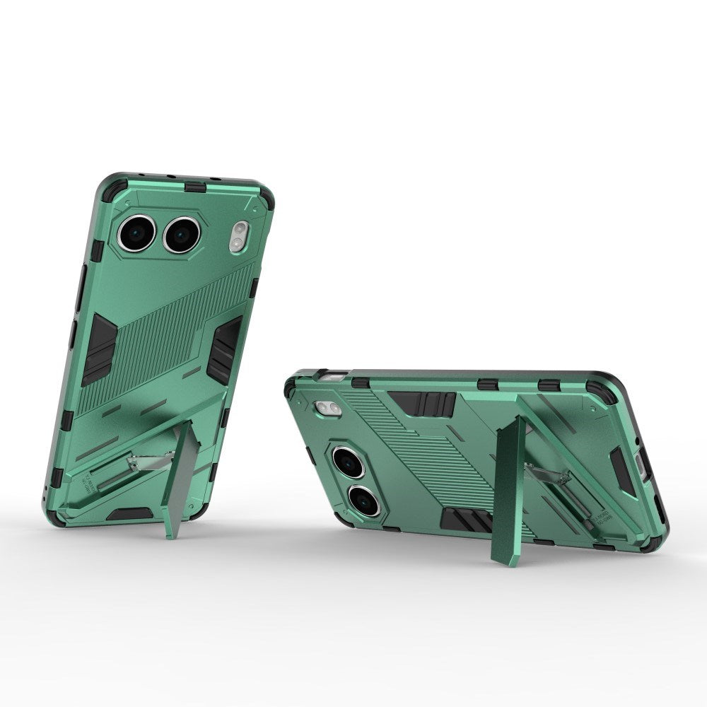 EIDERWOOD OnePlus Nord 4 (5G) Hybrid Tough Case with Kickstand - Green