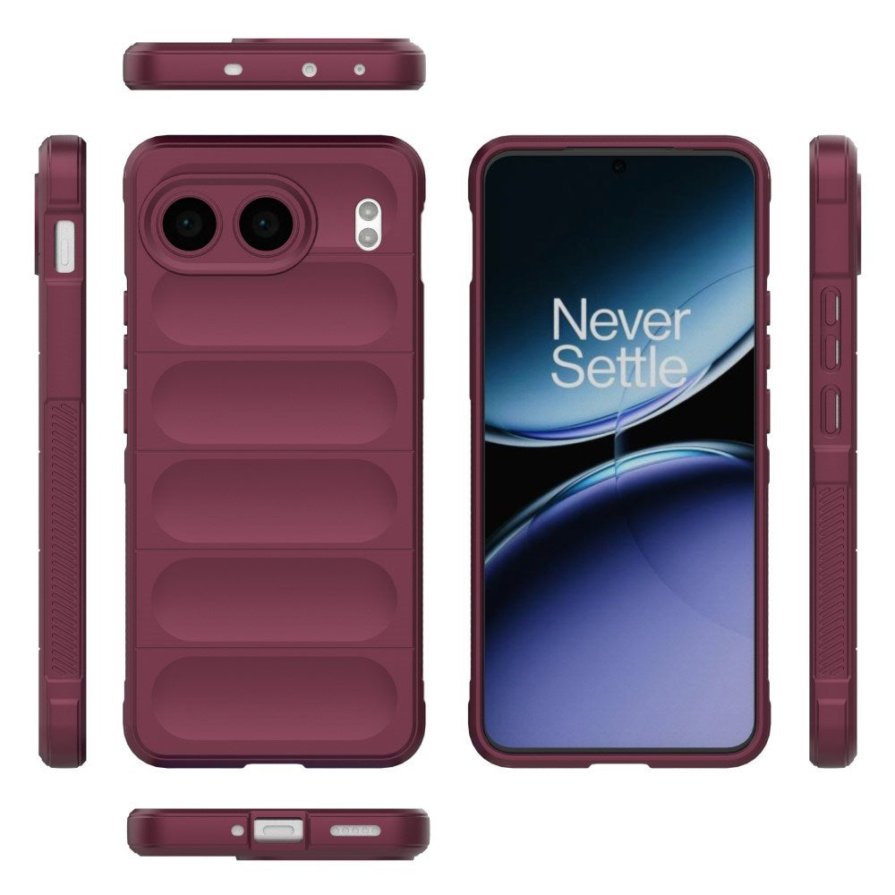 EIDERWOOD OnePlus Nord 4 (5G) Flexible Plastic Case - Dark Red