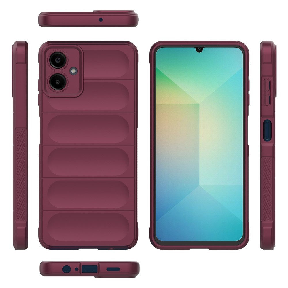 Samsung Galaxy A06 Flexible Plastic Case - Wine Red