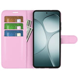 EIDERWOOD Xiaomi 14T Litchi Leather Wallet Case - Pink