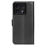 EIDERWOOD Xiaomi 14T Pro Litchi Leather Wallet Case - Black