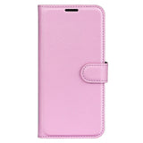 EIDERWOOD Xiaomi 14T Pro Litchi Leather Wallet Case - Pink