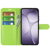 EIDERWOOD Xiaomi 14T Pro Litchi Leather Wallet Case - Green