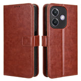 EIDERWOOD Oppo A60 / A40M / A40 Faux Leather Flip Case with Strap - Brown