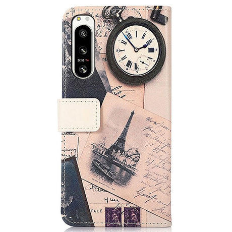 Sony Xperia 5 IV Leather Flip Wallet - Eiffeltower