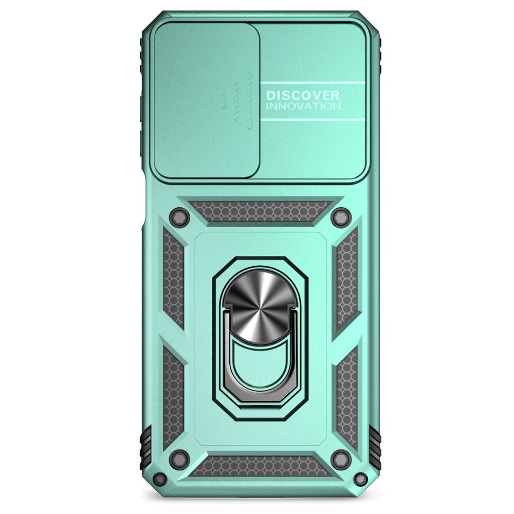 EIDERWOOD Samsung Galaxy A16 (4G/5G) Tough Case w. Magnetic Kickstand & Cam Slider - Turquoise