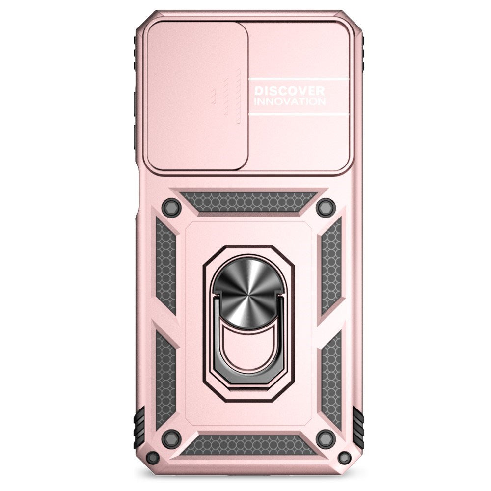 EIDERWOOD Samsung Galaxy A16 (4G/5G) Tough Case w. Magnetic Kickstand & Cam Slider - Rose Gold