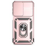 EIDERWOOD Samsung Galaxy A16 (4G/5G) Tough Case w. Magnetic Kickstand & Cam Slider - Rose Gold