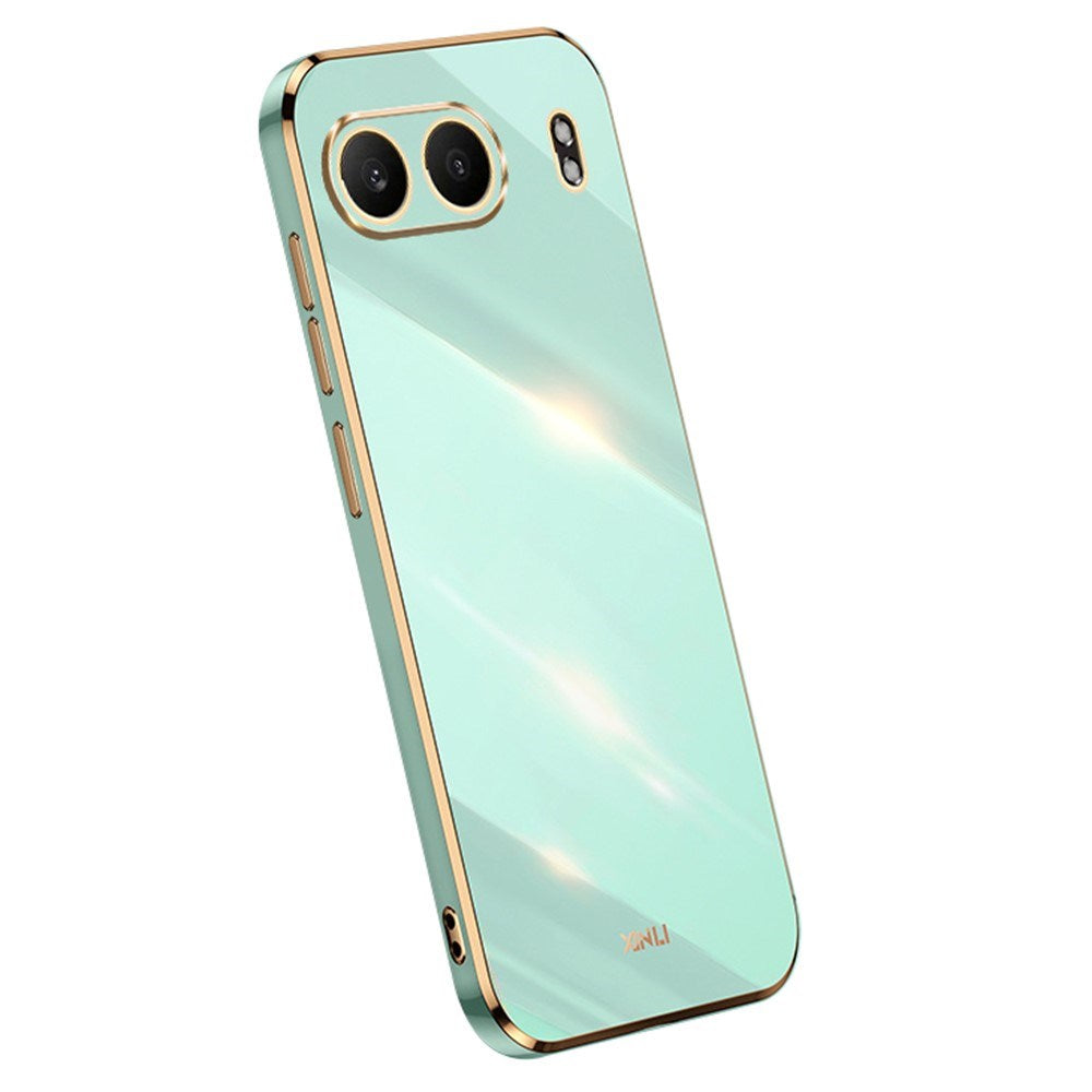 EIDERWOOD OnePlus Nord 4 Case with Metal Frame - Flexible Plastic - Turquoise