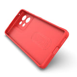 Eiderwood Motorola Edge 50 Case, Shockproof Soft Plastic Rugged Back Cover - Red