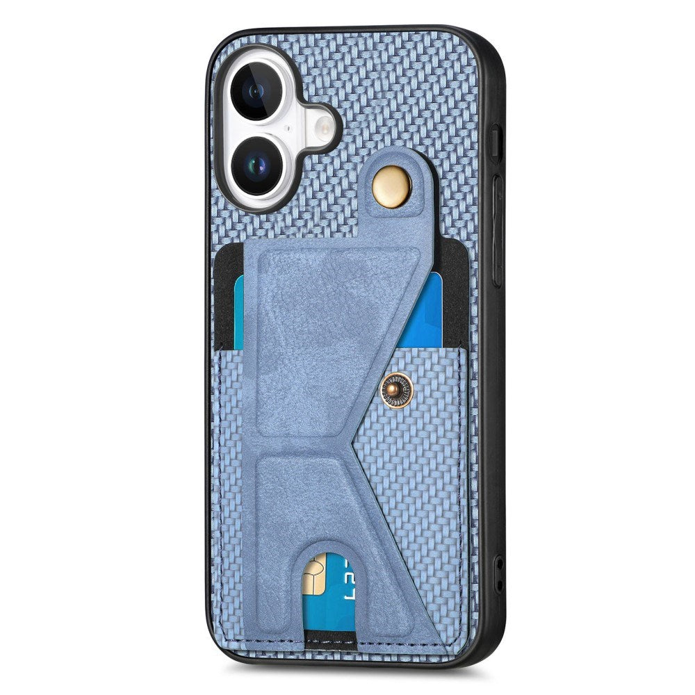 EIDERWOOD iPhone 16 Plus K-Shaped Hybrid Case - Blue